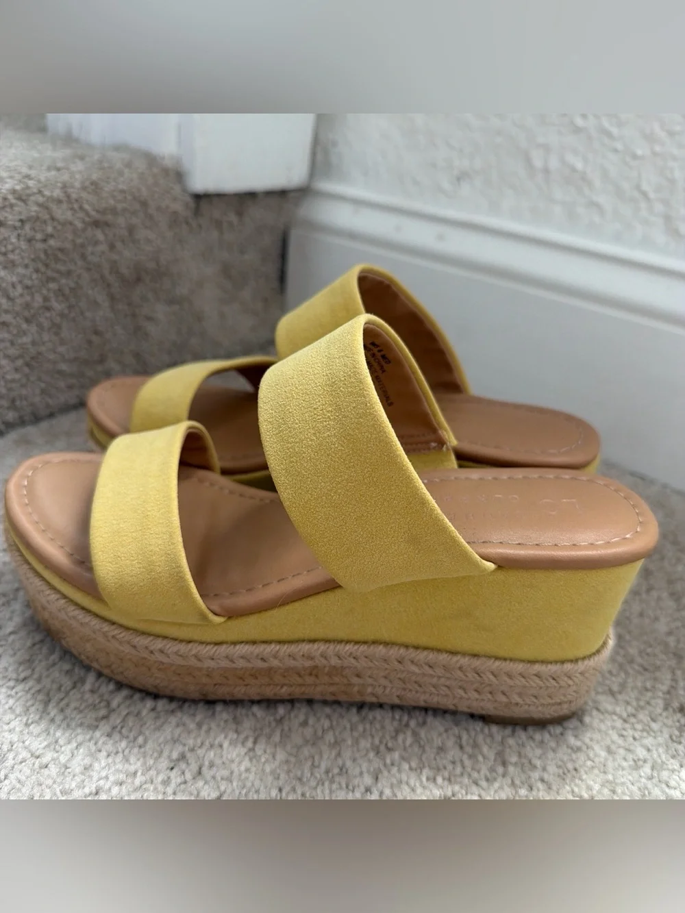 Lauren Conrad yellow wedges